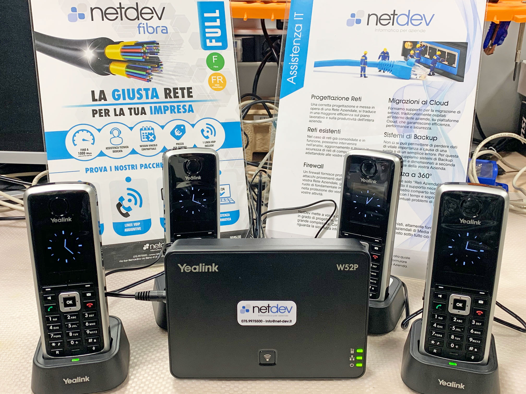 Cordless per centralino cloud 3CX Netdev