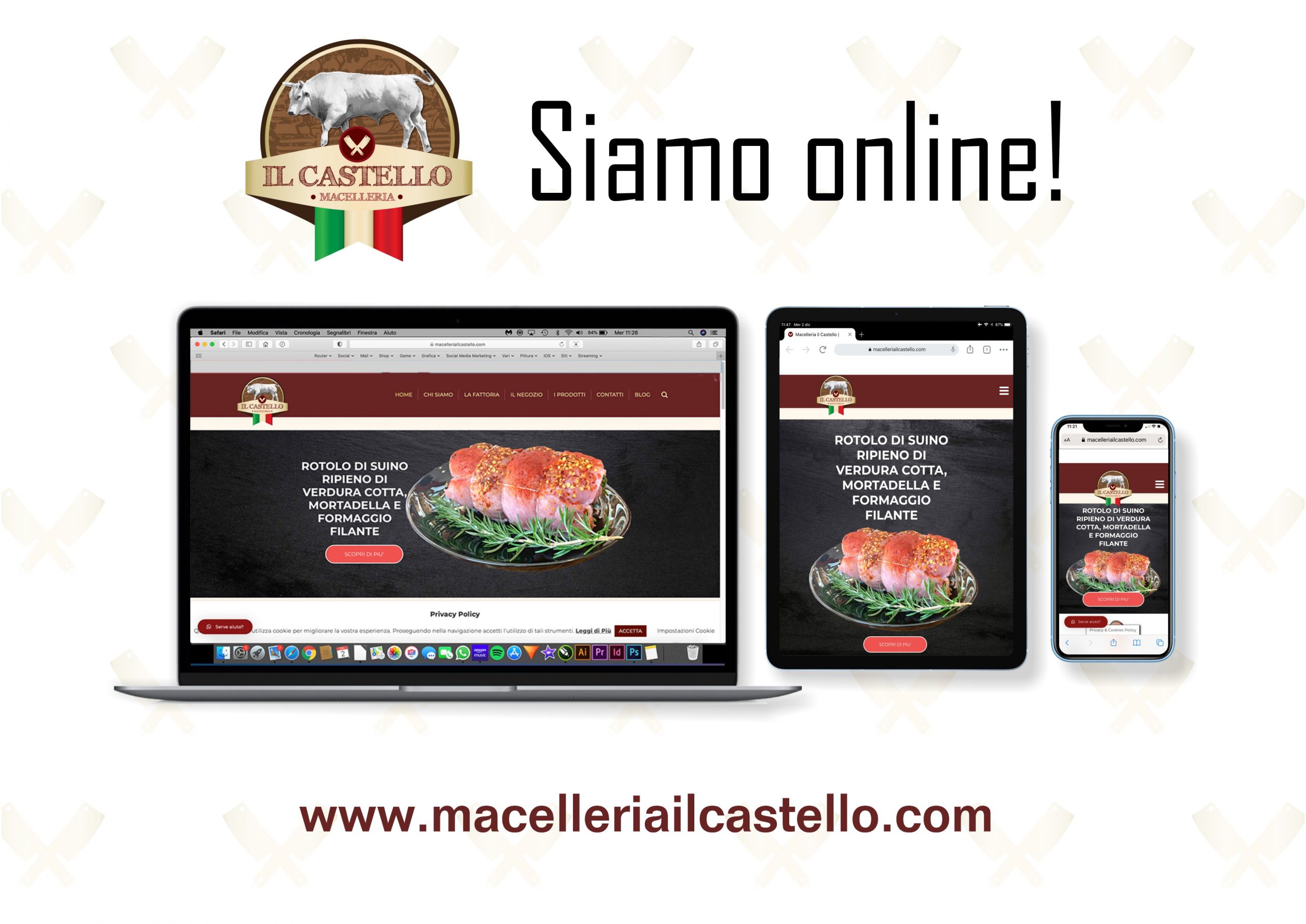 Sito web/E-commerce – Cliente “Macelleria il Castello”